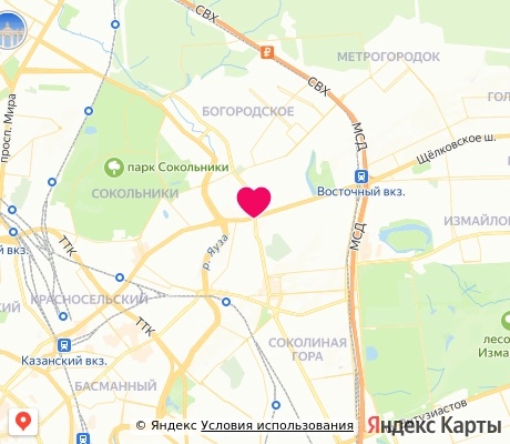 На карте