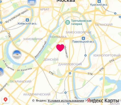 На карте