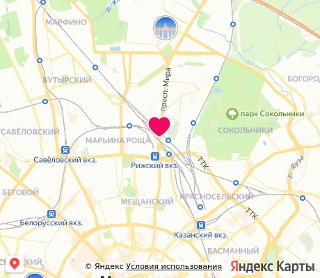 На карте