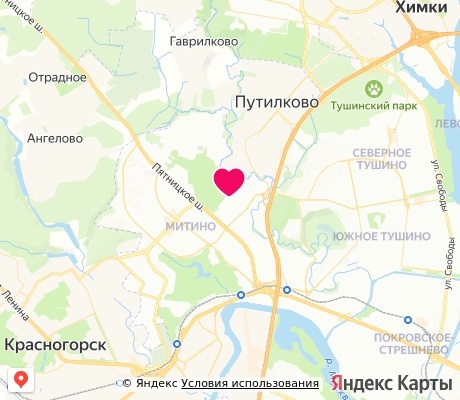 На карте