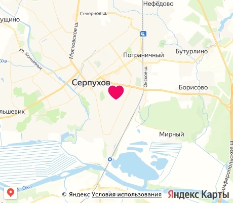 На карте