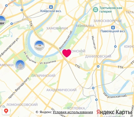 На карте
