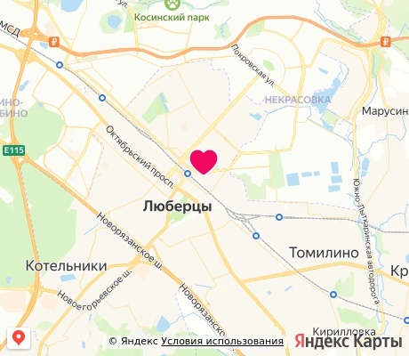 На карте