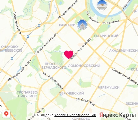 На карте