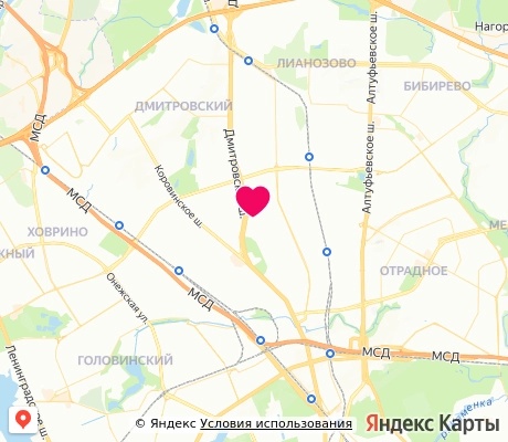 На карте
