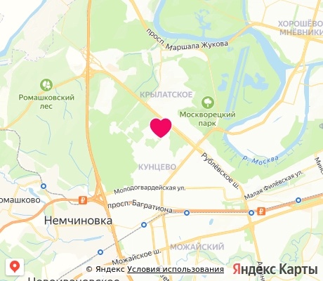 На карте