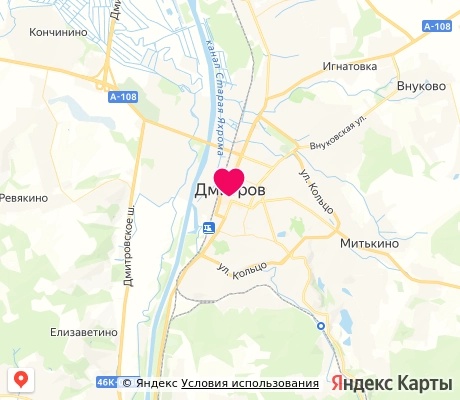 На карте