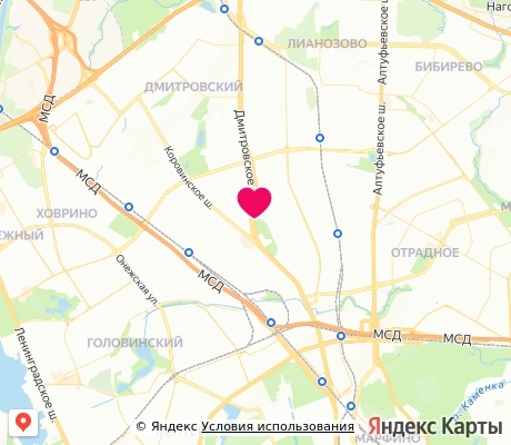 На карте