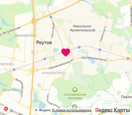 На карте