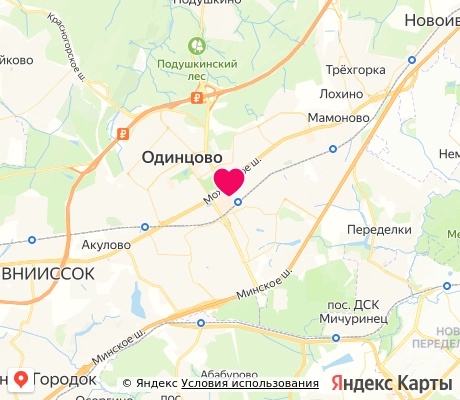 На карте