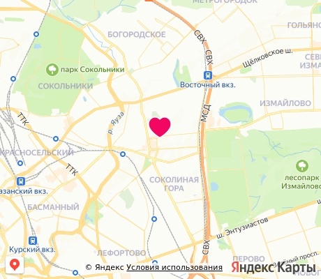 На карте