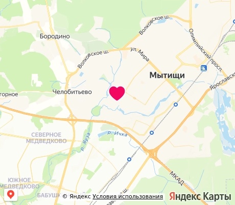 На карте