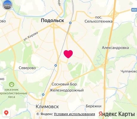 На карте