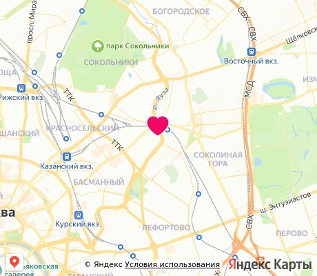 На карте