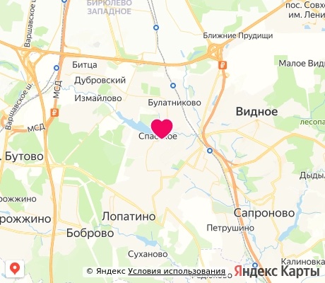 На карте