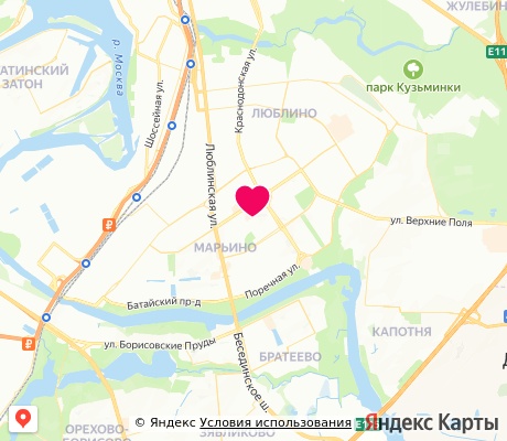 На карте