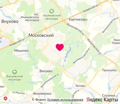 На карте