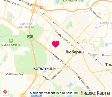 На карте