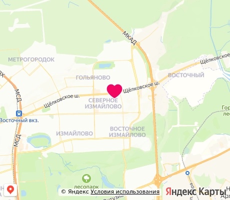 На карте
