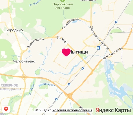 На карте