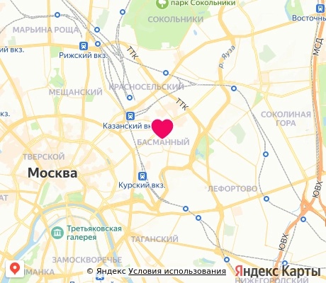 На карте
