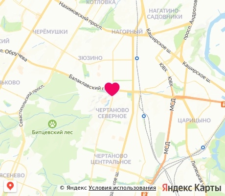 На карте
