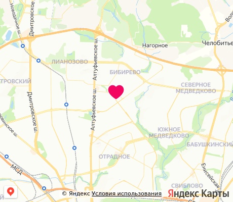 На карте