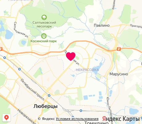 На карте