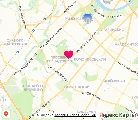 На карте