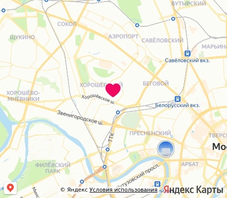 На карте
