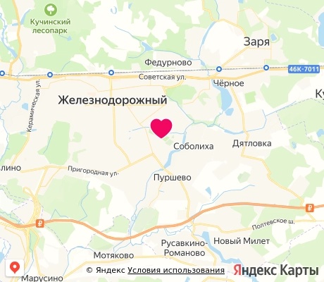 На карте