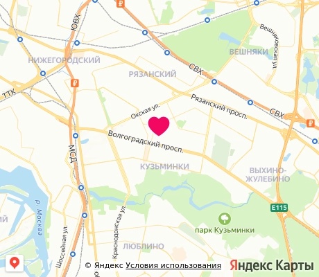 На карте