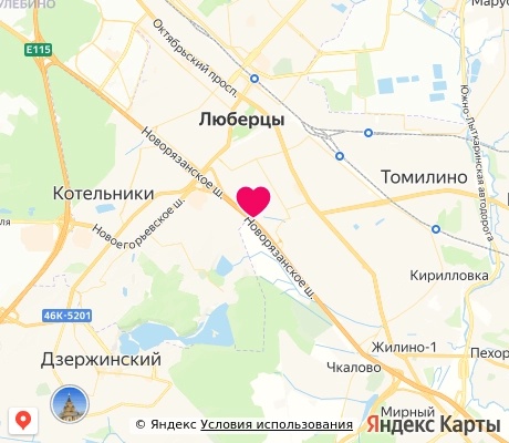 На карте