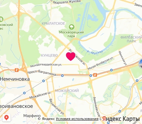 На карте