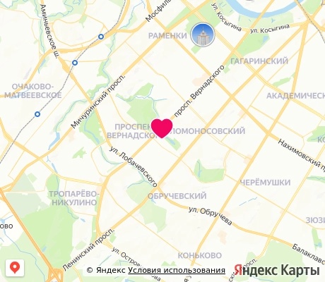 На карте