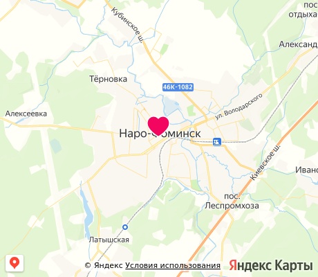 На карте