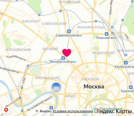 На карте