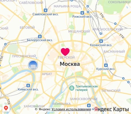 На карте