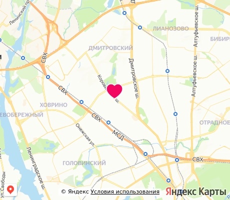 На карте