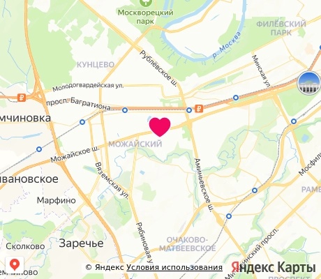 На карте