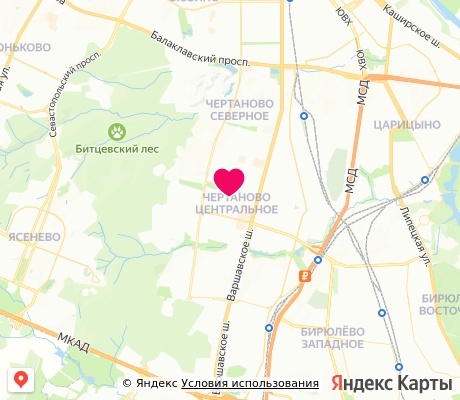 На карте