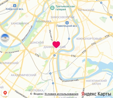 На карте