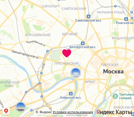 На карте