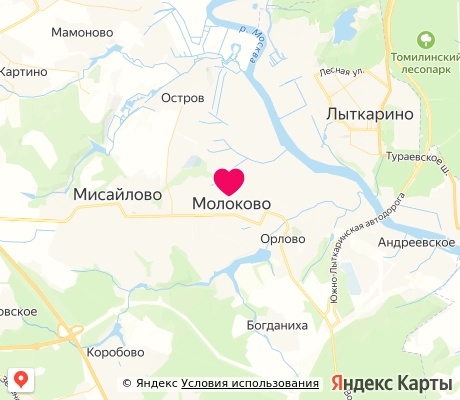 На карте