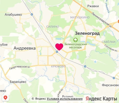 На карте