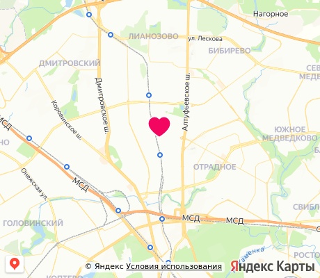 На карте