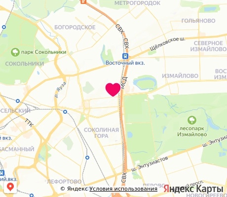 На карте
