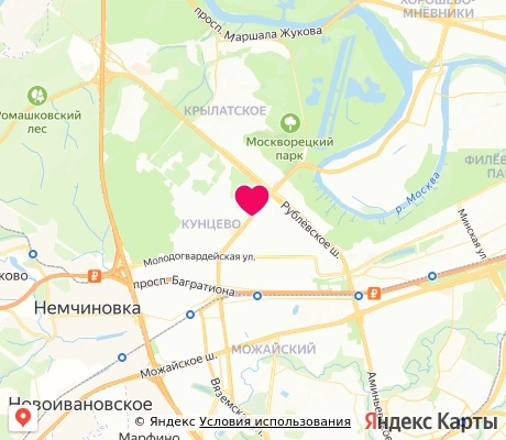 На карте