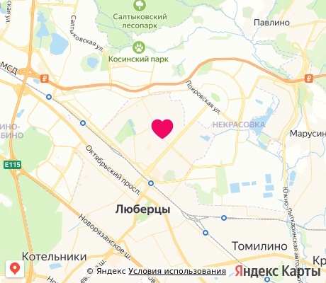 На карте