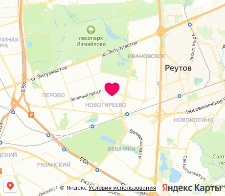 На карте